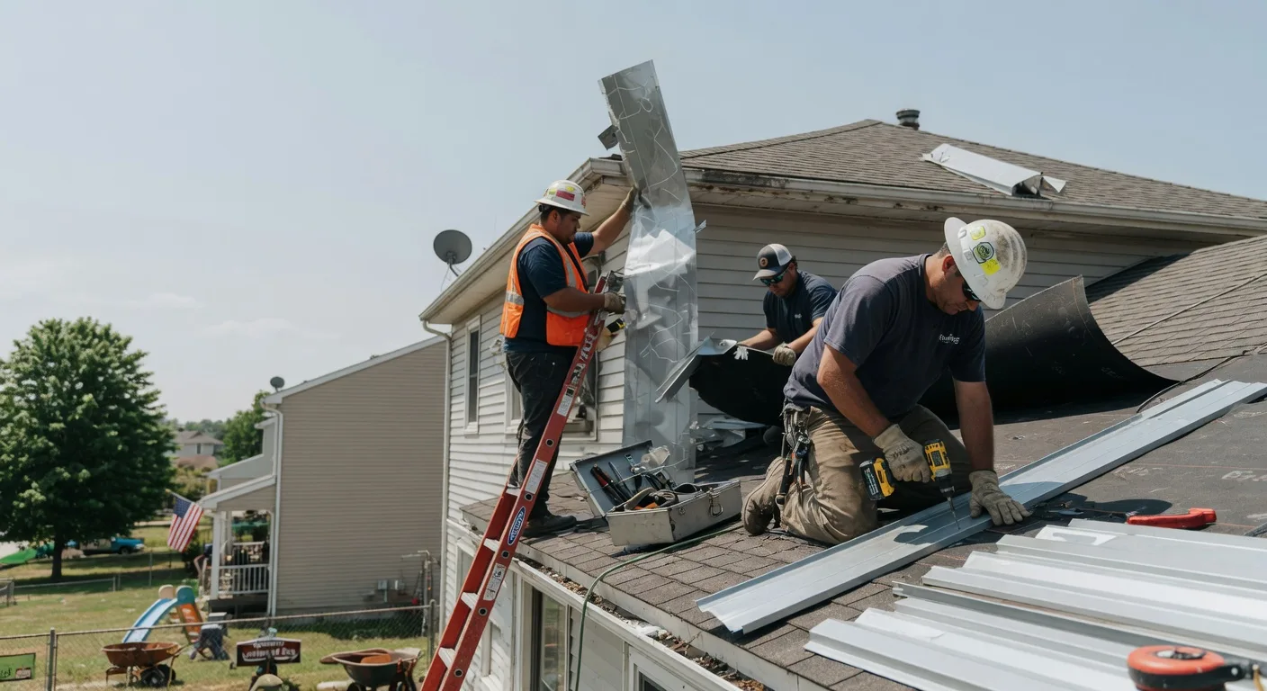 Storm Damage Metal Roof Repair in Greenwood, NE